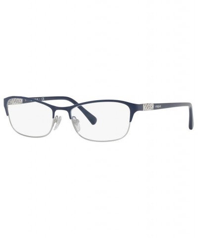 VO4057B Women's Rectangle Eyeglasses Blue Silvr $27.71 Womens