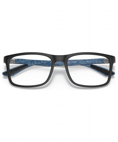 RB8908 OPTICS Unisex Rectangle Eyeglasses Transparent Gray $26.40 Unisex