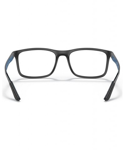 RB8908 OPTICS Unisex Rectangle Eyeglasses Transparent Gray $26.40 Unisex