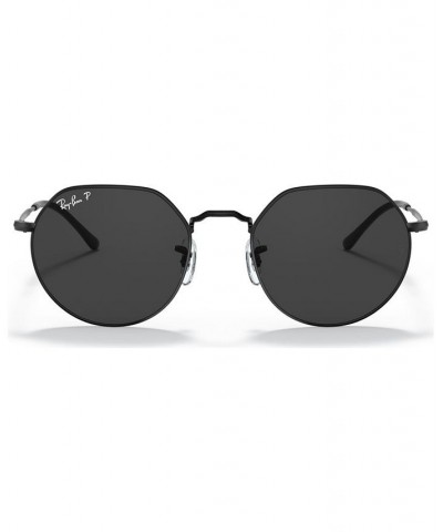 Unisex Jack Polarized Sunglasses RB3565 53 BLACK/POLAR BLACK $25.56 Unisex