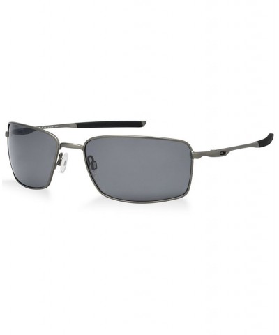 Polarized Square Wire Polarized Sunglasses OO4075 Dark Grey/Grey Polarized $23.00 Unisex