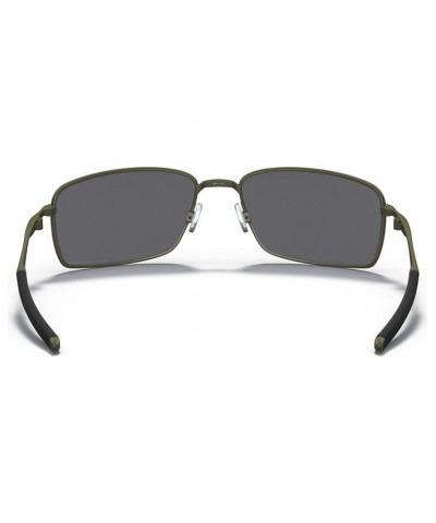 Polarized Square Wire Polarized Sunglasses OO4075 Dark Grey/Grey Polarized $23.00 Unisex