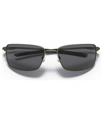 Polarized Square Wire Polarized Sunglasses OO4075 Dark Grey/Grey Polarized $23.00 Unisex