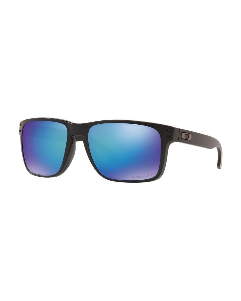 Men's Polarized Sunglasses OO9417 HOLBROOK MATTE BLACK/PRIZM SAPPHIRE POLARIZED $38.16 Mens