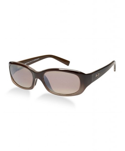Punchbowl Polarized Sunglasses 219 Brown/Pink $72.54 Unisex