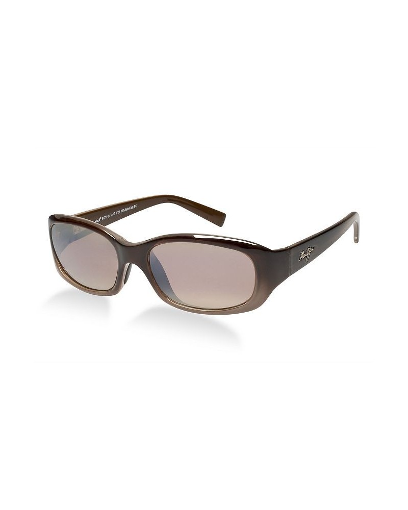 Punchbowl Polarized Sunglasses 219 Brown/Pink $72.54 Unisex