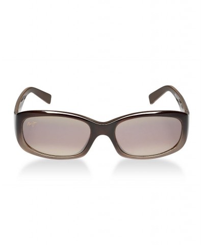 Punchbowl Polarized Sunglasses 219 Brown/Pink $72.54 Unisex