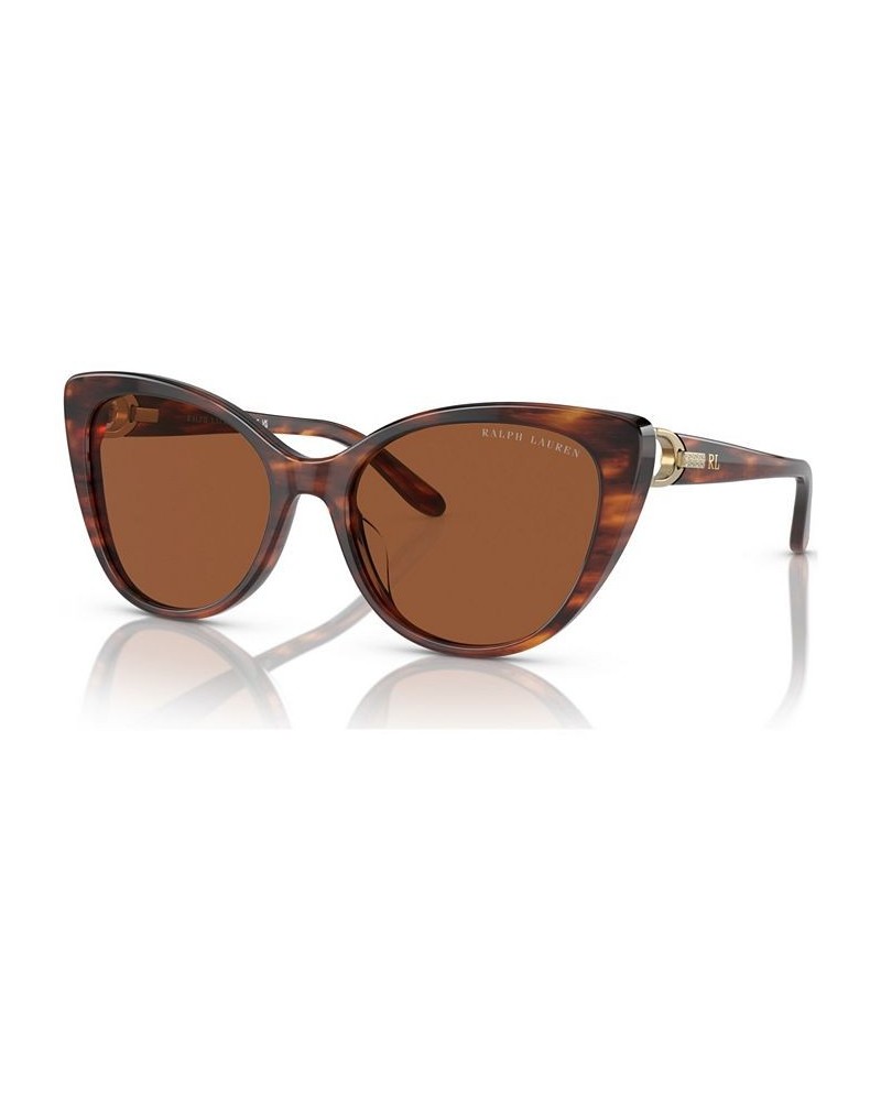 Women's Sunglasses RL8215BU Stripped Havana $53.04 Womens