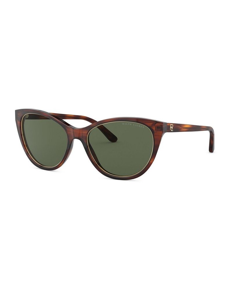 Sunglasses 0RL8186 STRIPPED HAVANA/BOTTLE GREEN $52.00 Unisex