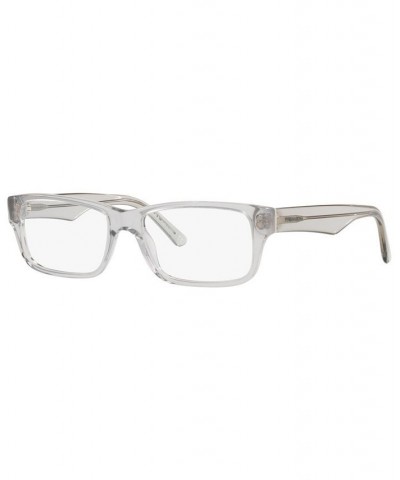 PR 16MV Men's Rectangle Eyeglasses Gray Crystal $35.63 Mens