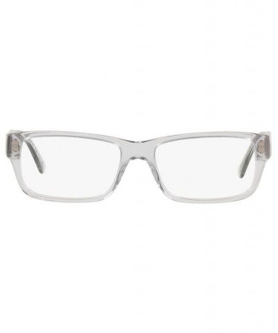 PR 16MV Men's Rectangle Eyeglasses Gray Crystal $35.63 Mens