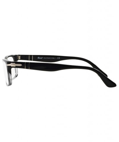 PO3050V Men's Rectangle Eyeglasses Black Grad $33.67 Mens