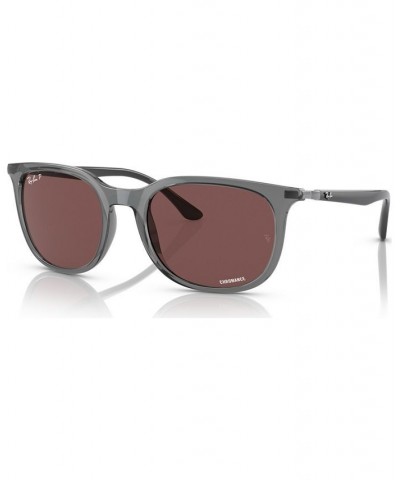 Unisex Polarized Sunglasses RB438654-P Transparent Turquoise $62.64 Unisex