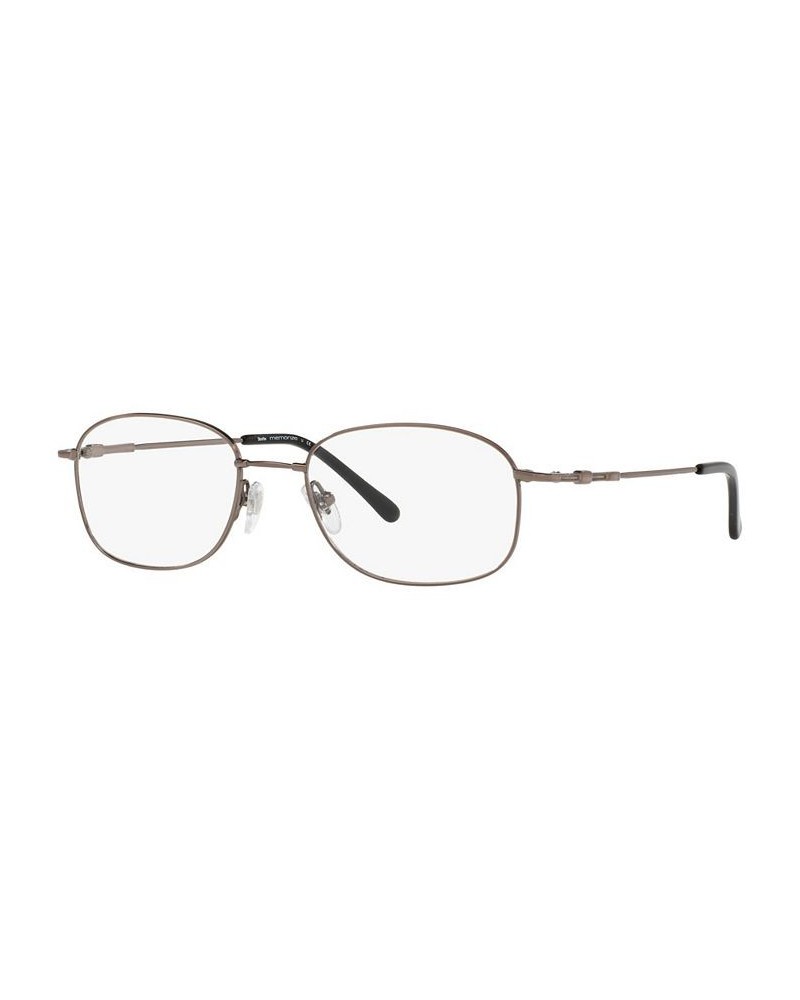 SF9002 Men's Oval Eyeglasses Shiny Gunm $28.90 Mens