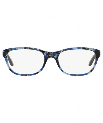 RA7043 Women's Square Eyeglasses Shiny Blue Tortoise $18.20 Womens