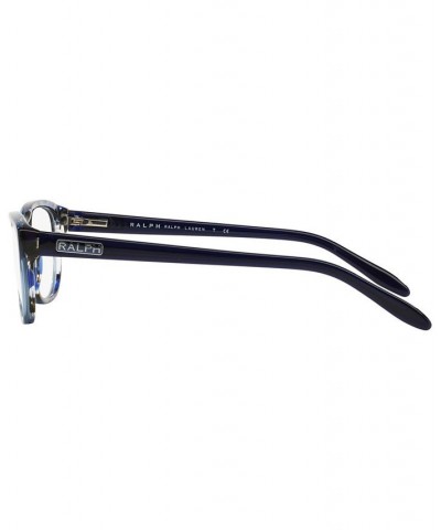 RA7043 Women's Square Eyeglasses Shiny Blue Tortoise $18.20 Womens