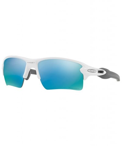 Polarized Sunglasses FLAK 2 XL OO9188 BLUE MIRROR POLAR/WHITE $58.50 Unisex