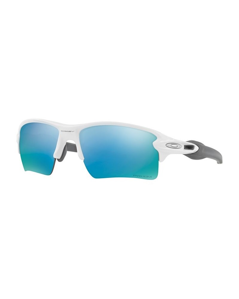 Polarized Sunglasses FLAK 2 XL OO9188 BLUE MIRROR POLAR/WHITE $58.50 Unisex