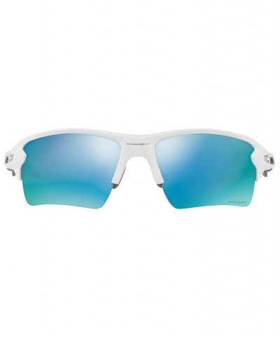 Polarized Sunglasses FLAK 2 XL OO9188 BLUE MIRROR POLAR/WHITE $58.50 Unisex