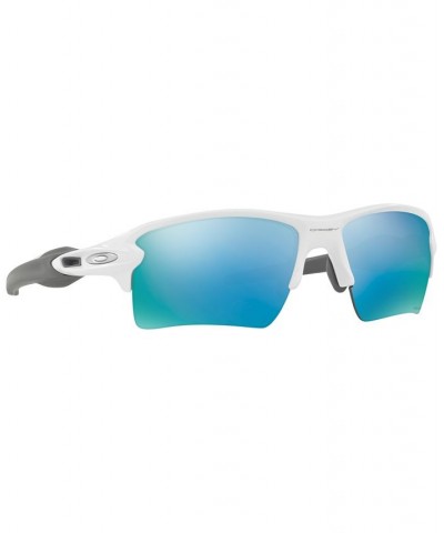 Polarized Sunglasses FLAK 2 XL OO9188 BLUE MIRROR POLAR/WHITE $58.50 Unisex