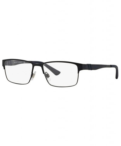 PH1147 Men's Rectangle Eyeglasses Navy Blue $43.05 Mens