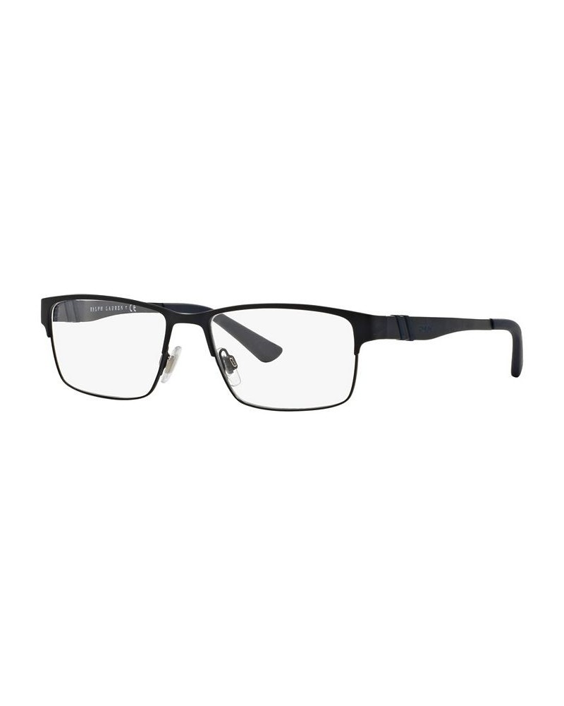 PH1147 Men's Rectangle Eyeglasses Navy Blue $43.05 Mens