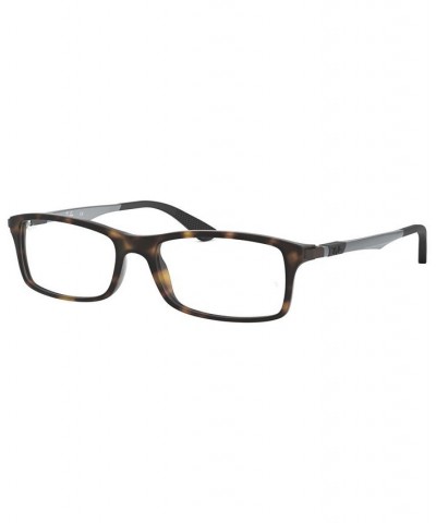 RB7017 Unisex Rectangle Eyeglasses Tortoise $53.48 Unisex