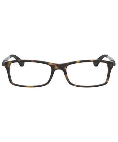 RB7017 Unisex Rectangle Eyeglasses Tortoise $53.48 Unisex