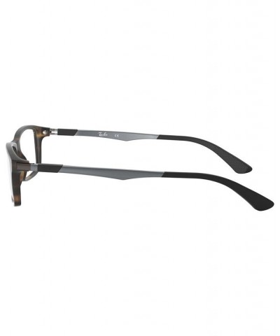 RB7017 Unisex Rectangle Eyeglasses Tortoise $53.48 Unisex