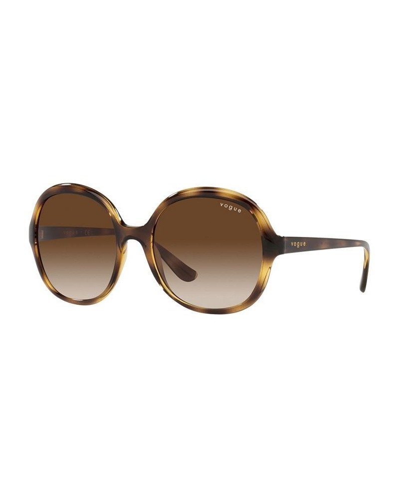 Vogue Women's Sunglasses VO5410S 56 Transparent Bordeaux $11.90 Womens