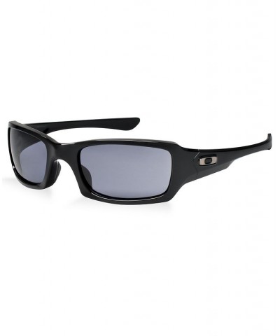 FIVES SQUARED Sunglasses OO9238 BLACK SHINY/GREY $13.08 Unisex