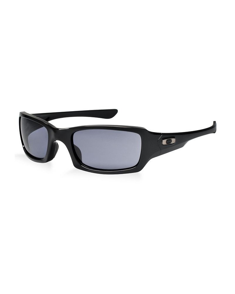 FIVES SQUARED Sunglasses OO9238 BLACK SHINY/GREY $13.08 Unisex