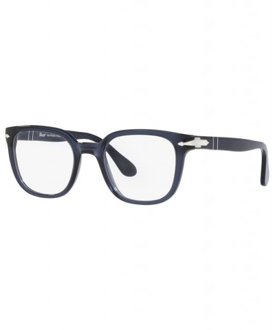 PO3263V Unisex Square Eyeglasses Gray Green $48.62 Unisex
