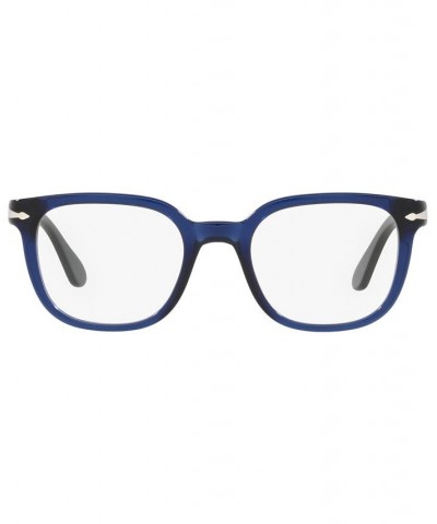 PO3263V Unisex Square Eyeglasses Gray Green $48.62 Unisex