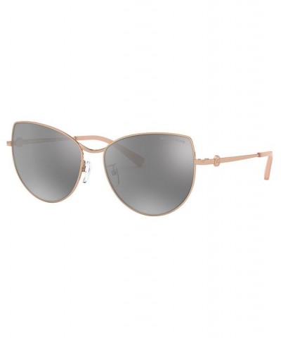 Women's Sunglasses MK1062 LA PAZ 58 Rose Gold/Silver Mirror $29.70 Womens