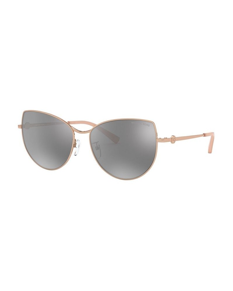 Women's Sunglasses MK1062 LA PAZ 58 Rose Gold/Silver Mirror $29.70 Womens