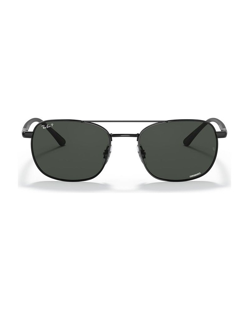 Unisex Polarized Sunglasses RB3670CH 54 BLACK/POLAR DARK GREY $54.72 Unisex