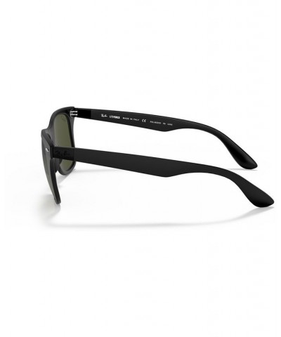 Polarized Polarized Sunglasses RB4195 WAYFARER LITEFORCE BLACK MATTE/GREEN POLAR $32.34 Unisex