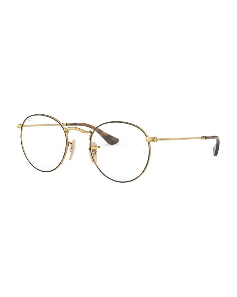 RX3447V Unisex Round Eyeglasses Tortoise $37.59 Unisex