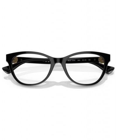 Women's Cat Eye Eyeglasses VE333055-O Black $33.28 Womens