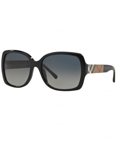 Polarized Sunglasses BE4160P Black/Grey Gradient Polarized $79.04 Unisex