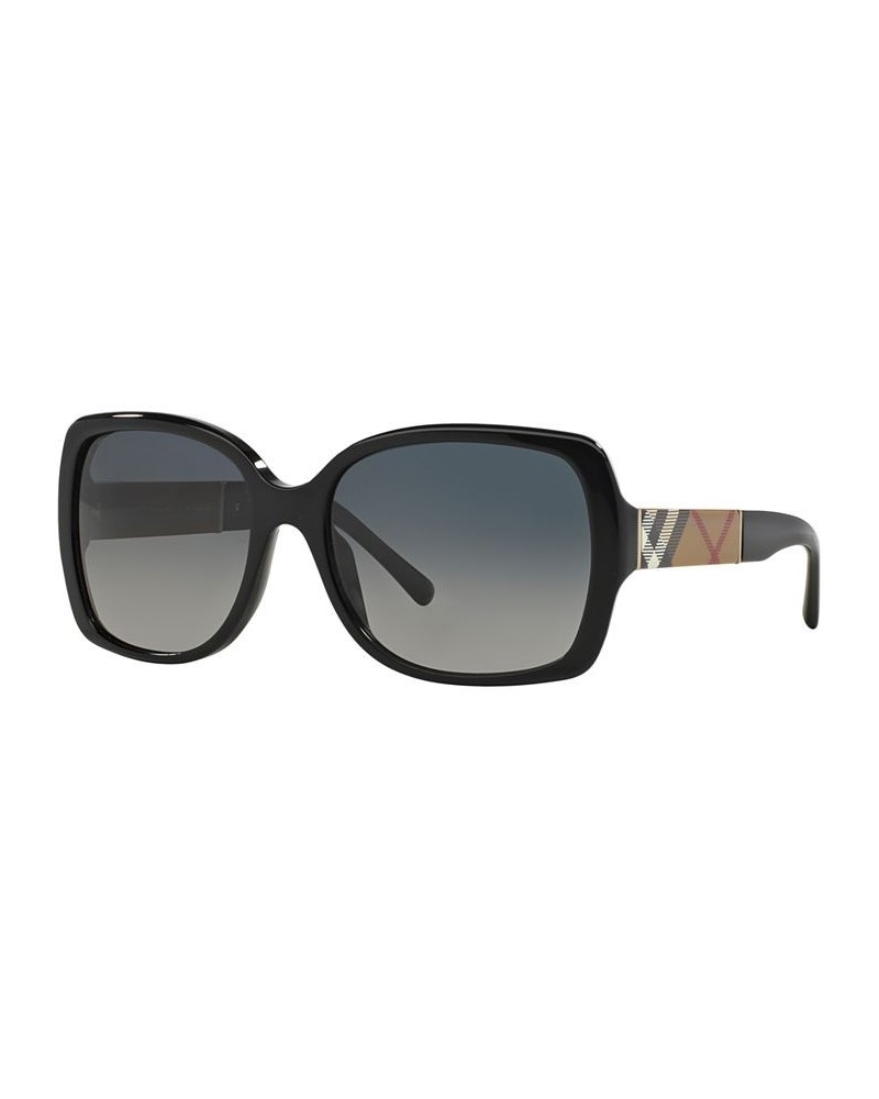 Polarized Sunglasses BE4160P Black/Grey Gradient Polarized $79.04 Unisex