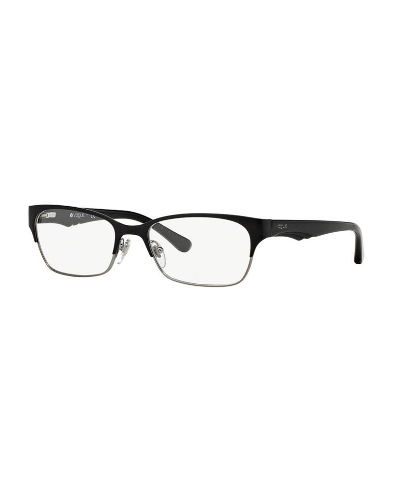 VO3918 Women's Pillow Eyeglasses Black Gunm $16.68 Womens