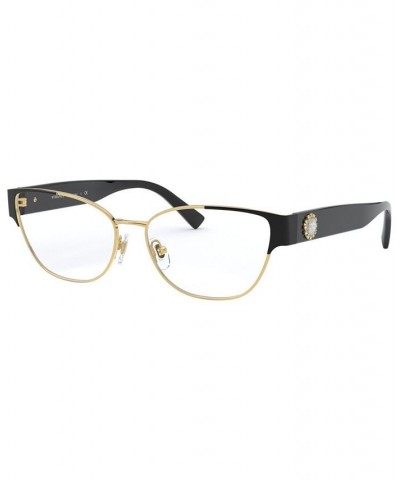 VE1267B Women's Pillow Eyeglasses Black Gold $21.52 Womens