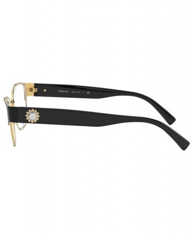 VE1267B Women's Pillow Eyeglasses Black Gold $21.52 Womens