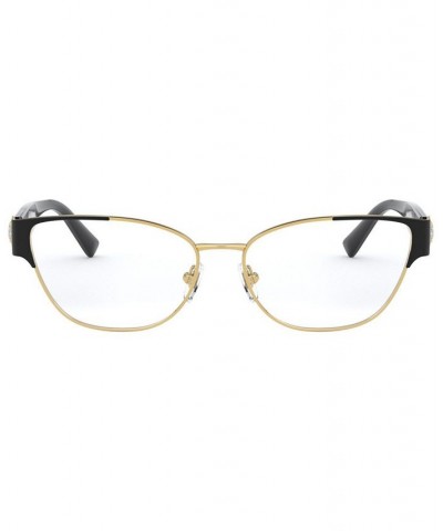 VE1267B Women's Pillow Eyeglasses Black Gold $21.52 Womens