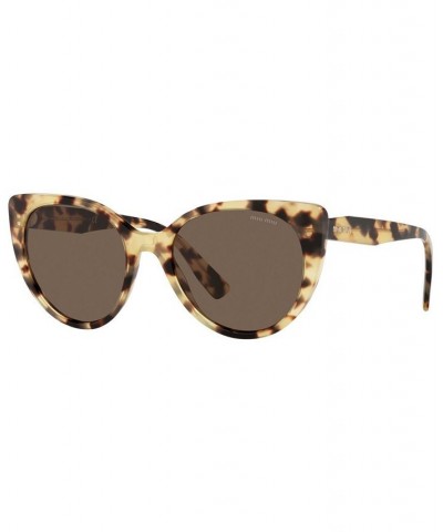 Women's Sunglasses MU 04XS 52 LIGHT HAVANA/BROWN $50.88 Womens