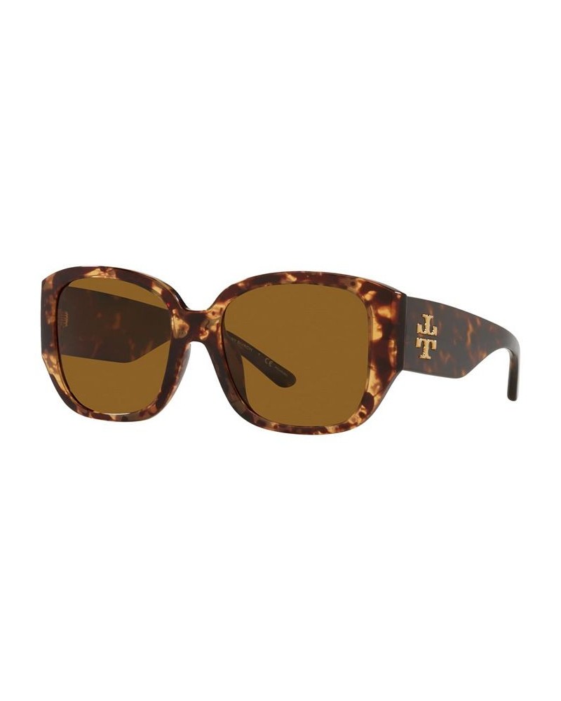 Women's Polarized Sunglasses TY9066U 54 Dark Tortoise $48.76 Womens