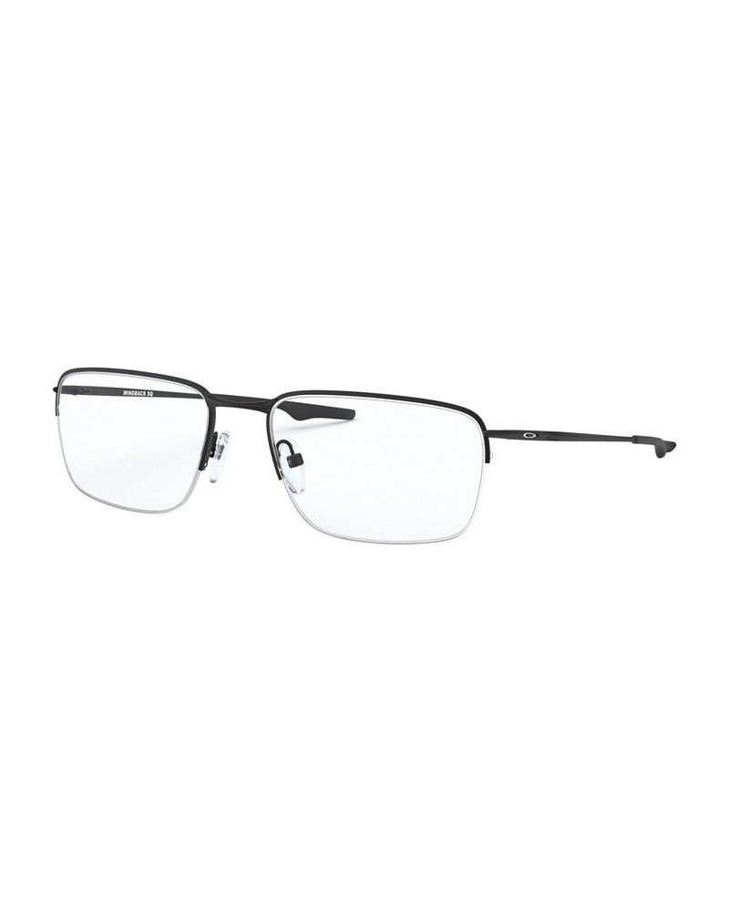 OX5148 Men's Rectangle Eyeglasses Black $46.62 Mens