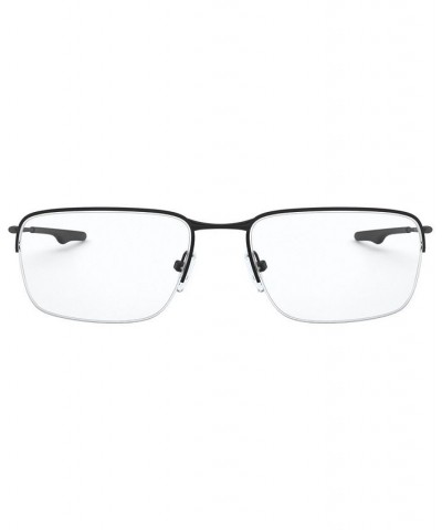 OX5148 Men's Rectangle Eyeglasses Black $46.62 Mens